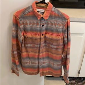 Rustic double pocket flannel (trippy vibe) repost